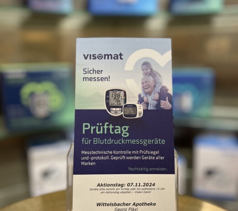 Prüftag für Blutdruckmessgeräte